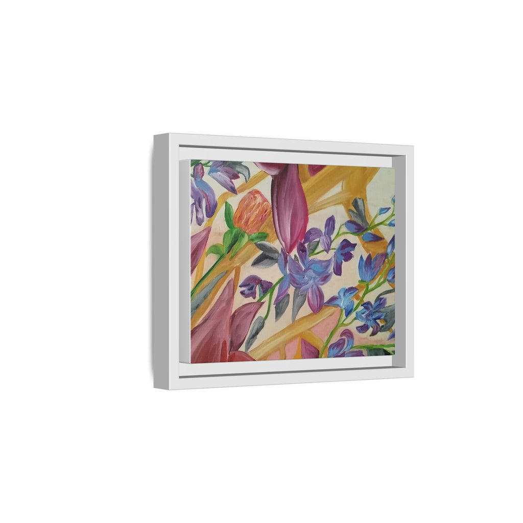 'A Dream of Flowers' Framed Canvas Art