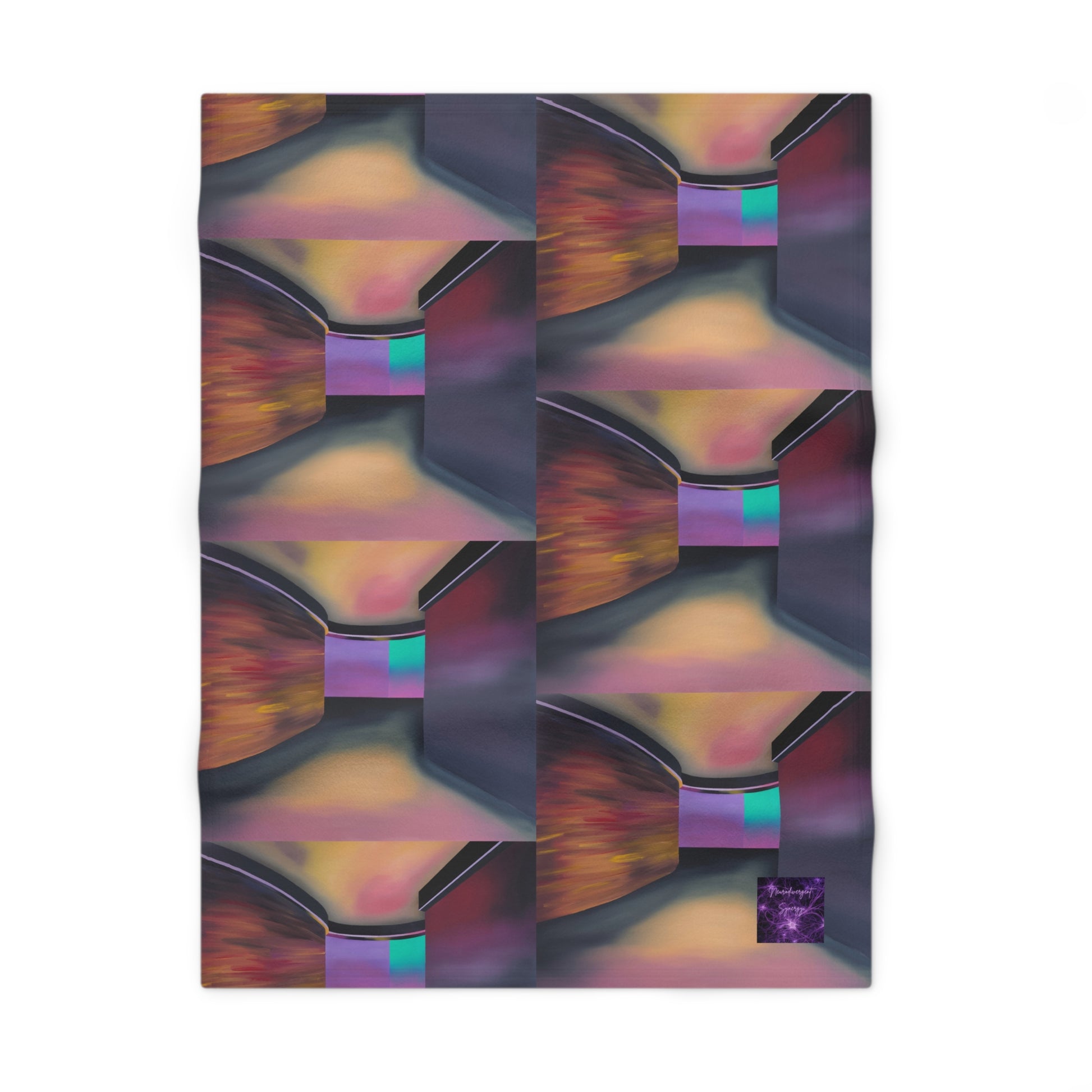 'Around The Corner' by Sarah Pooley Soft Fleece Baby Blanket