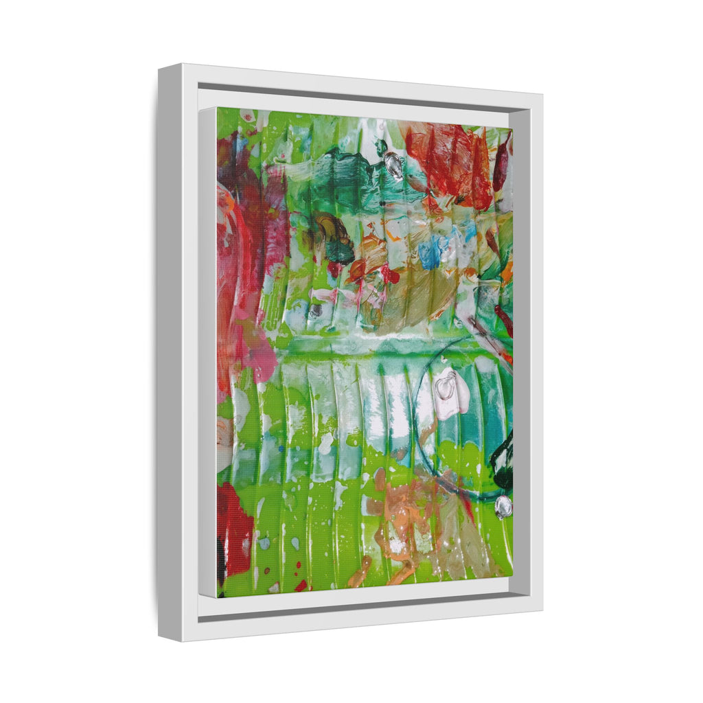'A Mix of Life' Framed Canvas Art