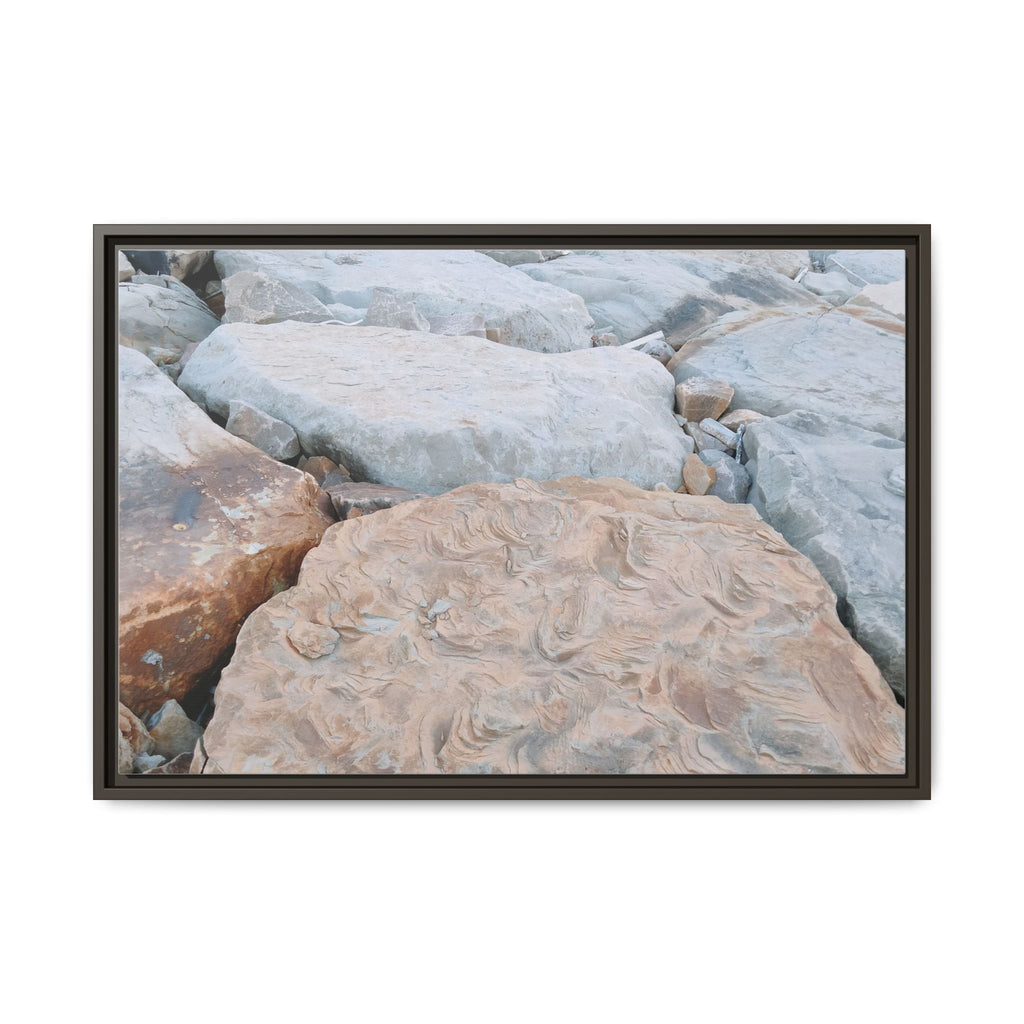 'A Time' Framed Canvas Art