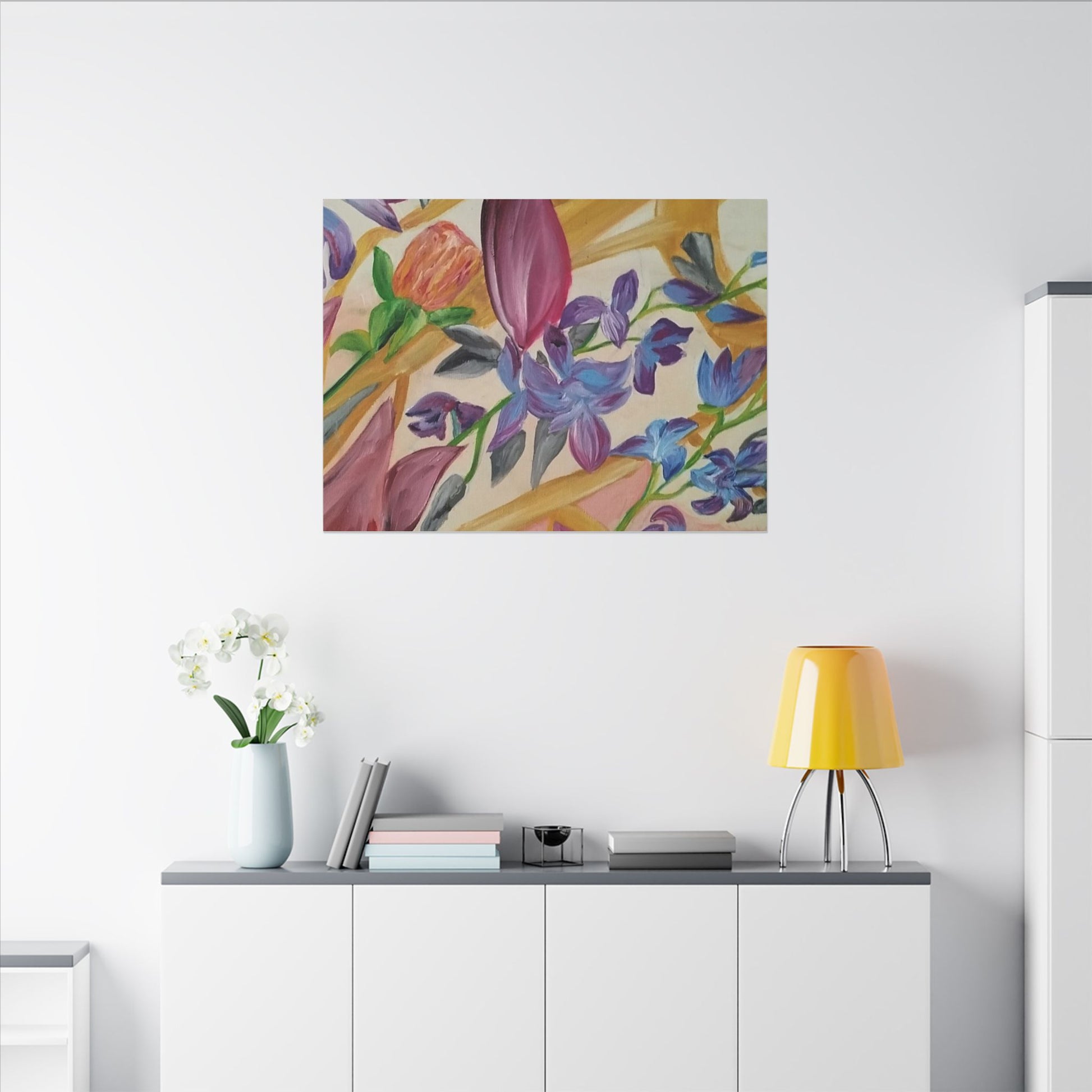 'A Dream of Flowers' Canvas