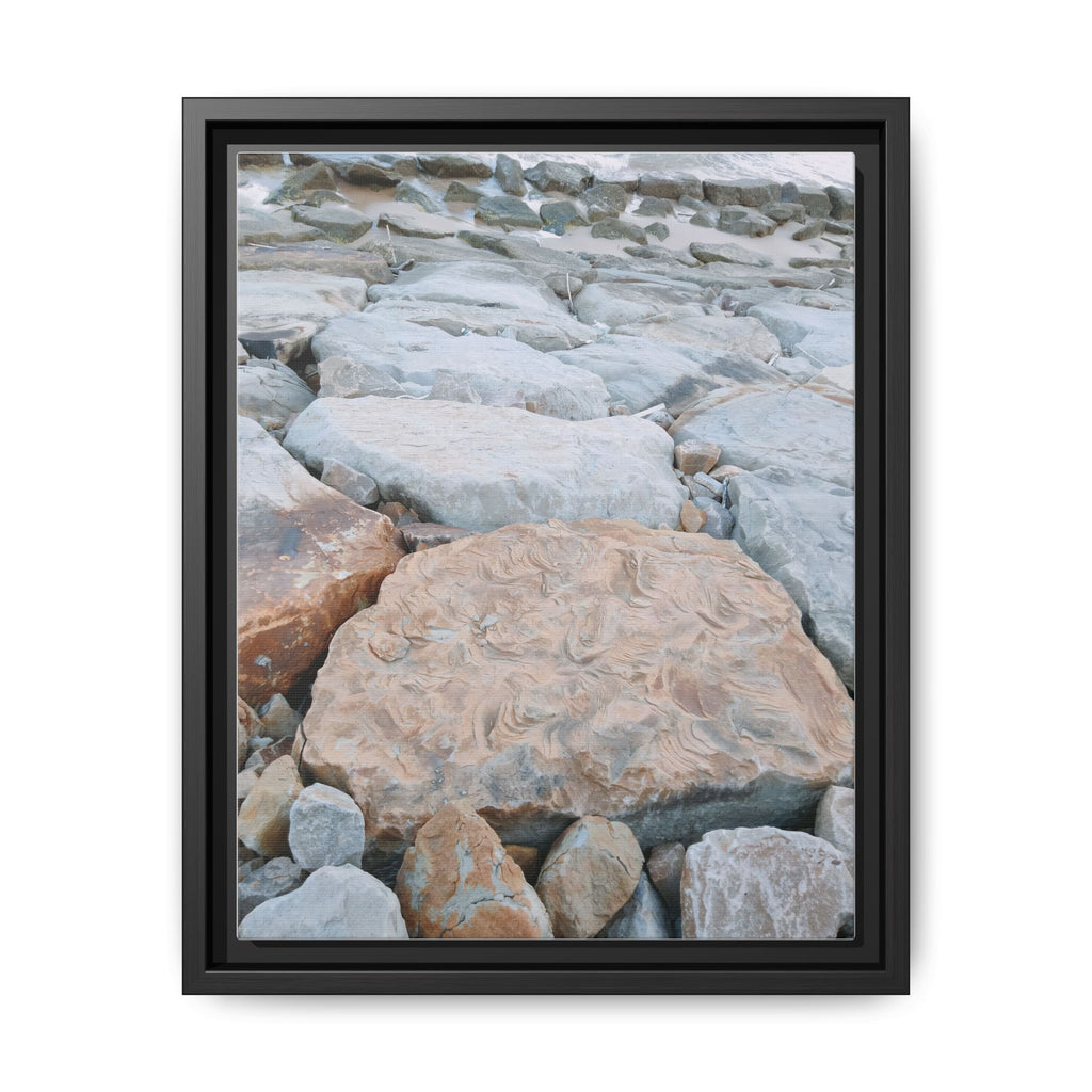 'A Time' Framed Canvas Art
