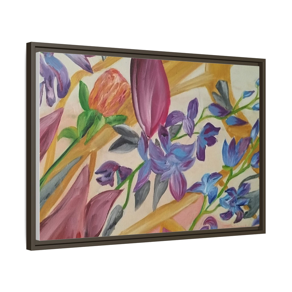 'A Dream of Flowers' Framed Canvas Art