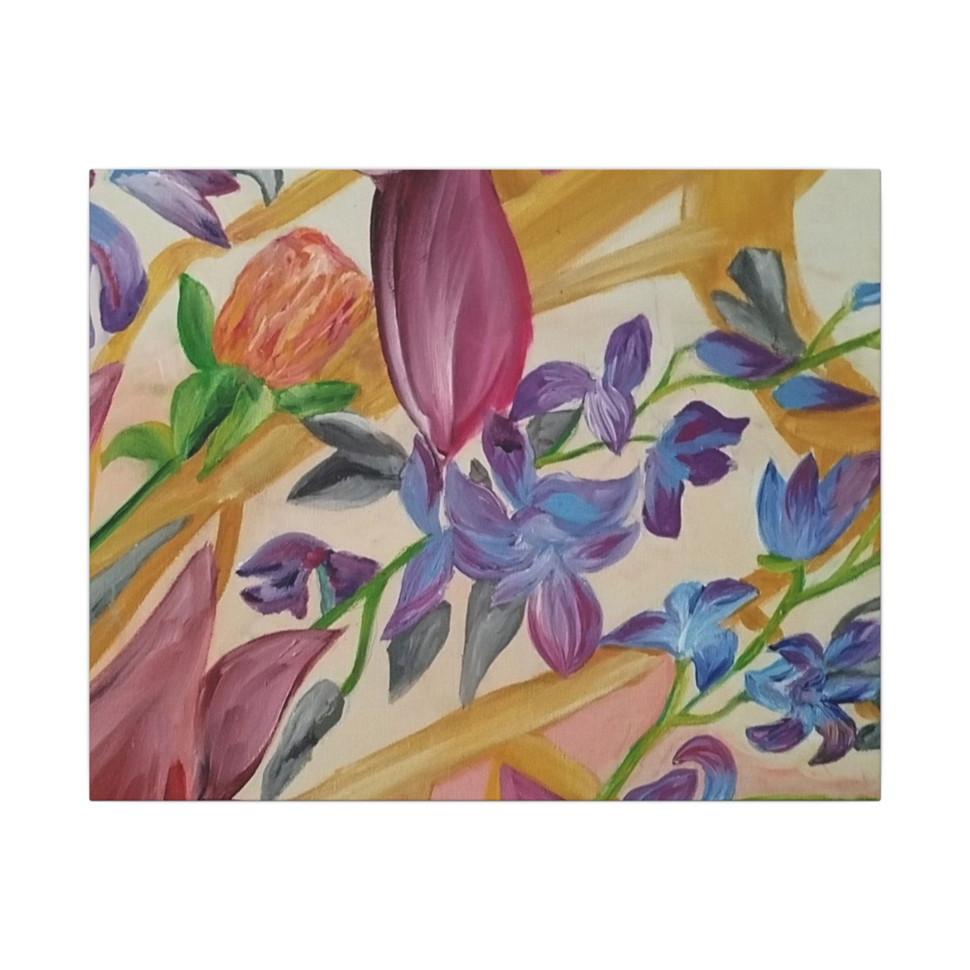 'A Dream of Flowers' Canvas