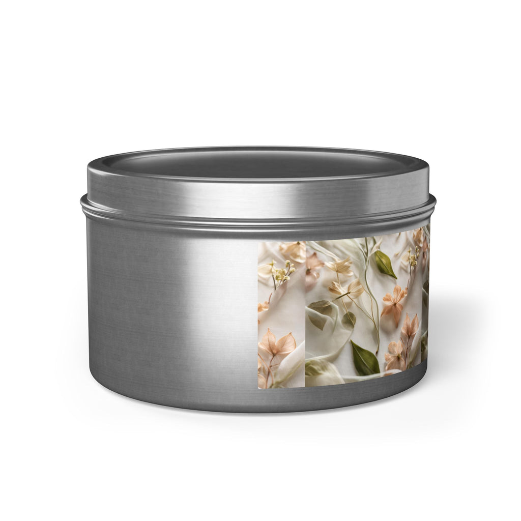 Botanical Elegance Tin Candles