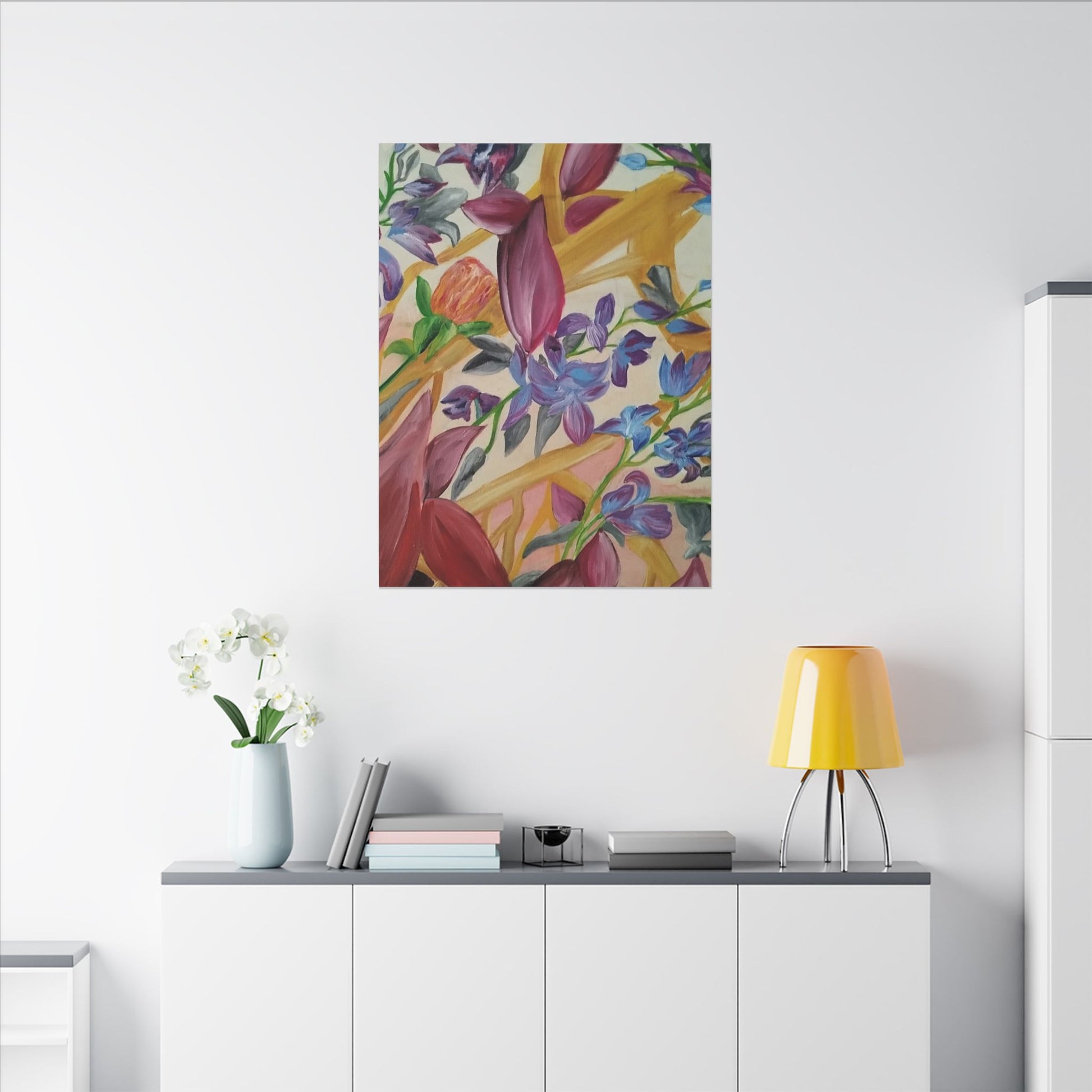 'A Dream of Flowers' Canvas