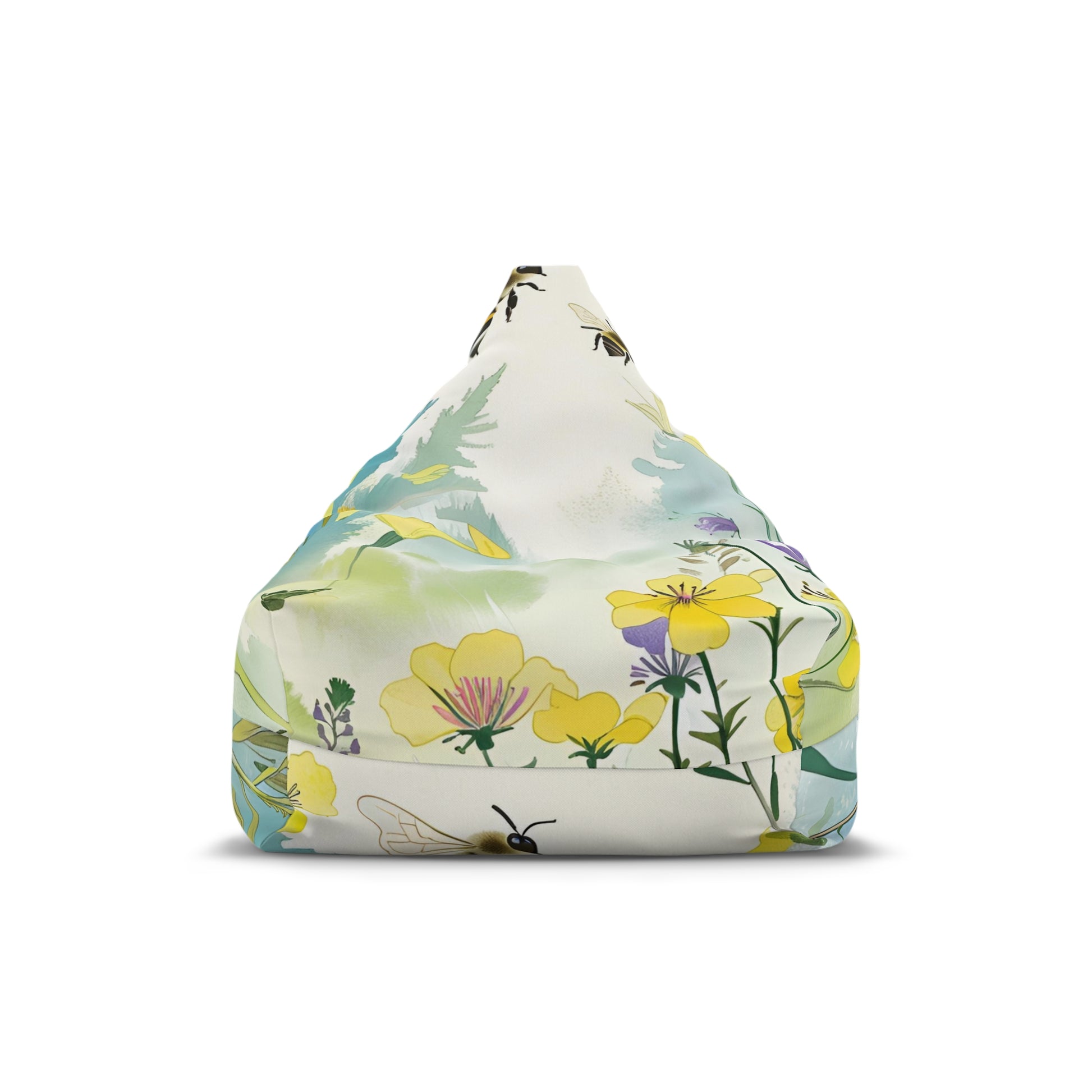 Bee Garden Bean Bag Chair Cover