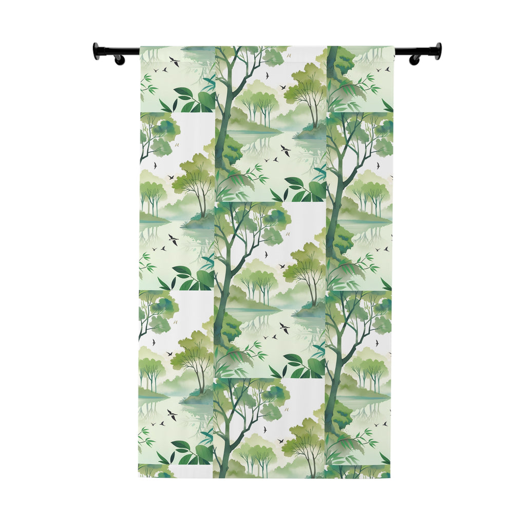 Tree Lake Window Curtain (1 Piece)
