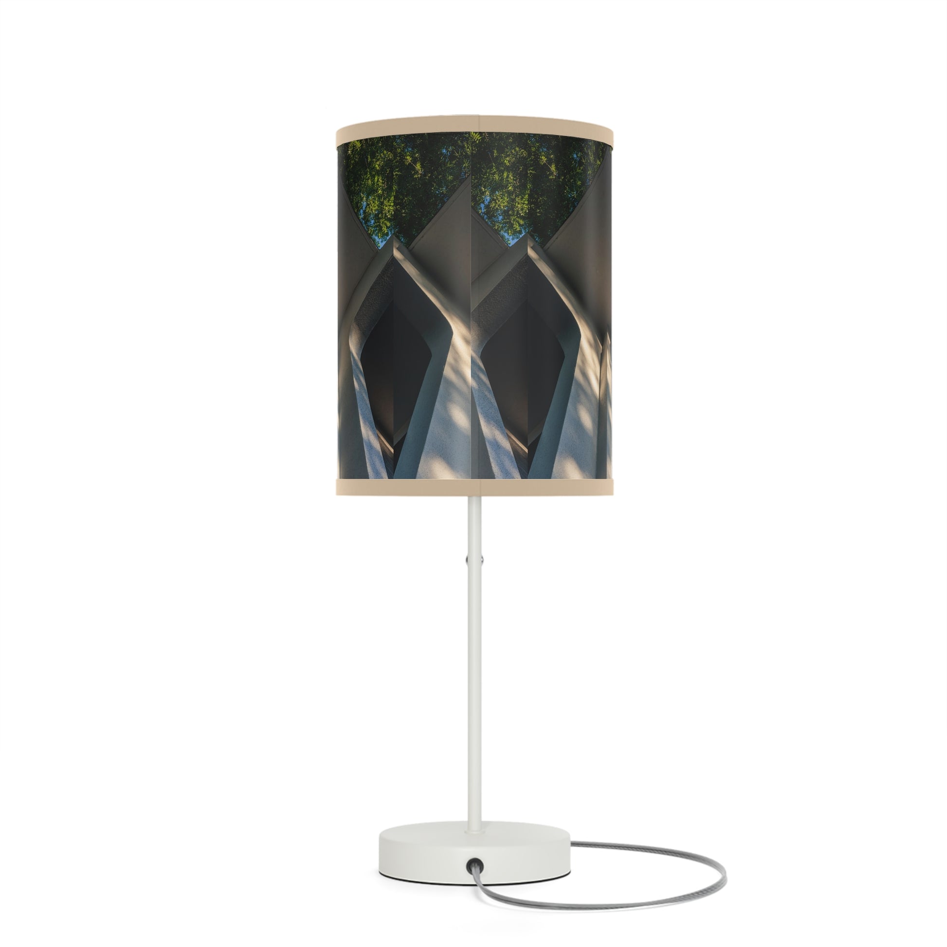 Geometric Corner Table Lamp