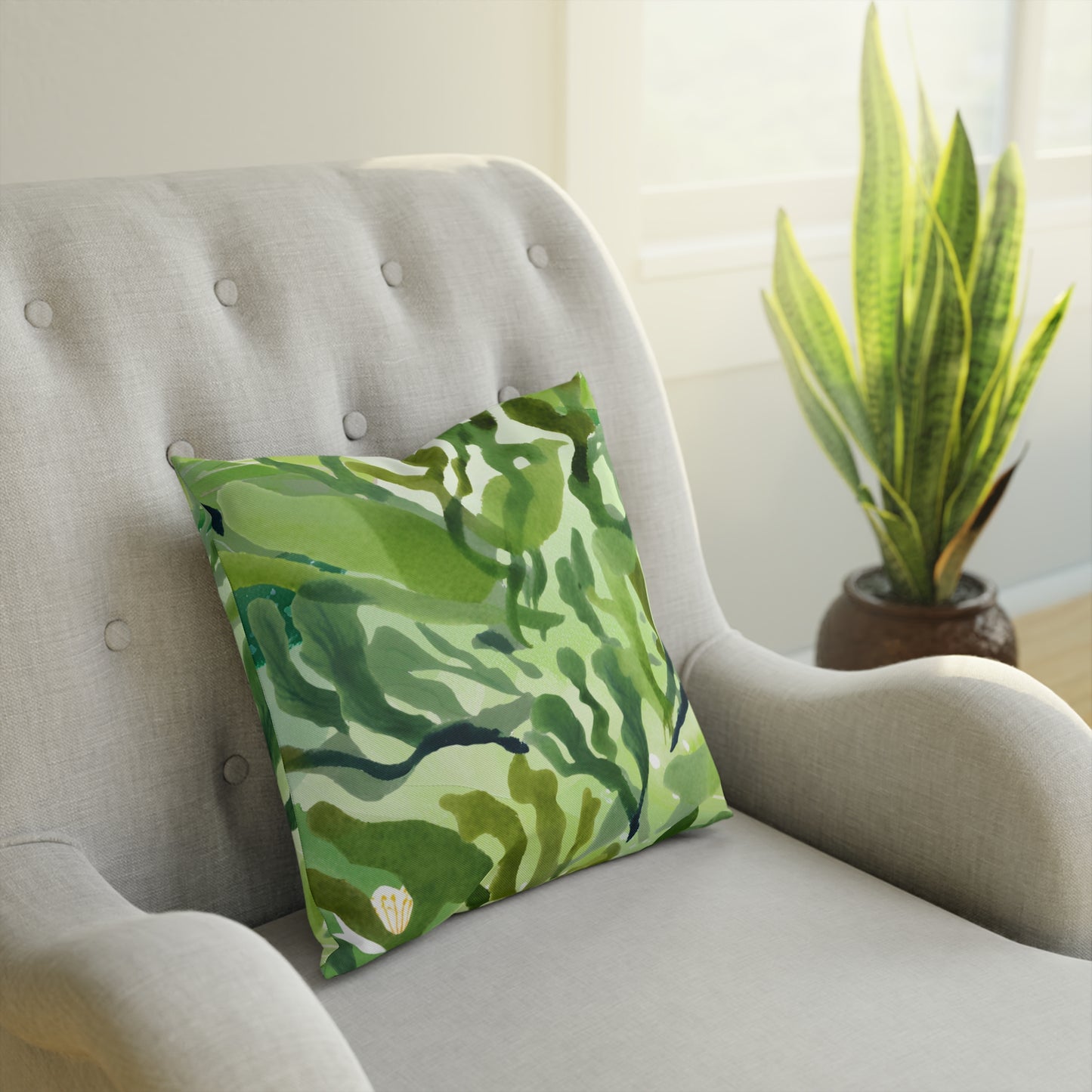 Pond Algae Eco-Friendly Pillow