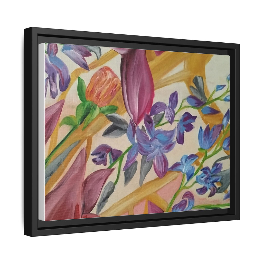 'A Dream of Flowers' Framed Canvas Art