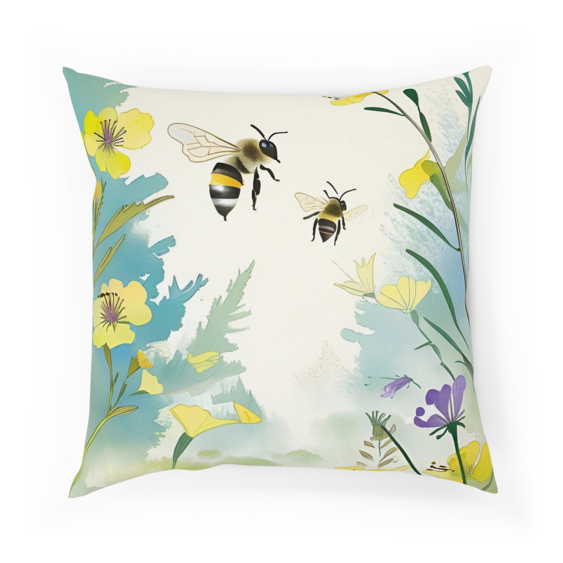 Bee Garden Eco-Friendly Pillow