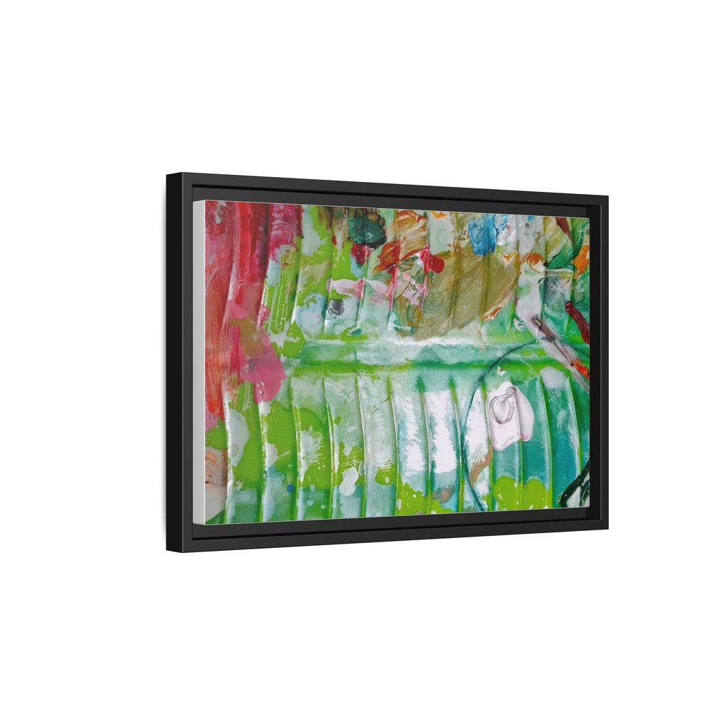 'A Mix of Life' Framed Canvas Art