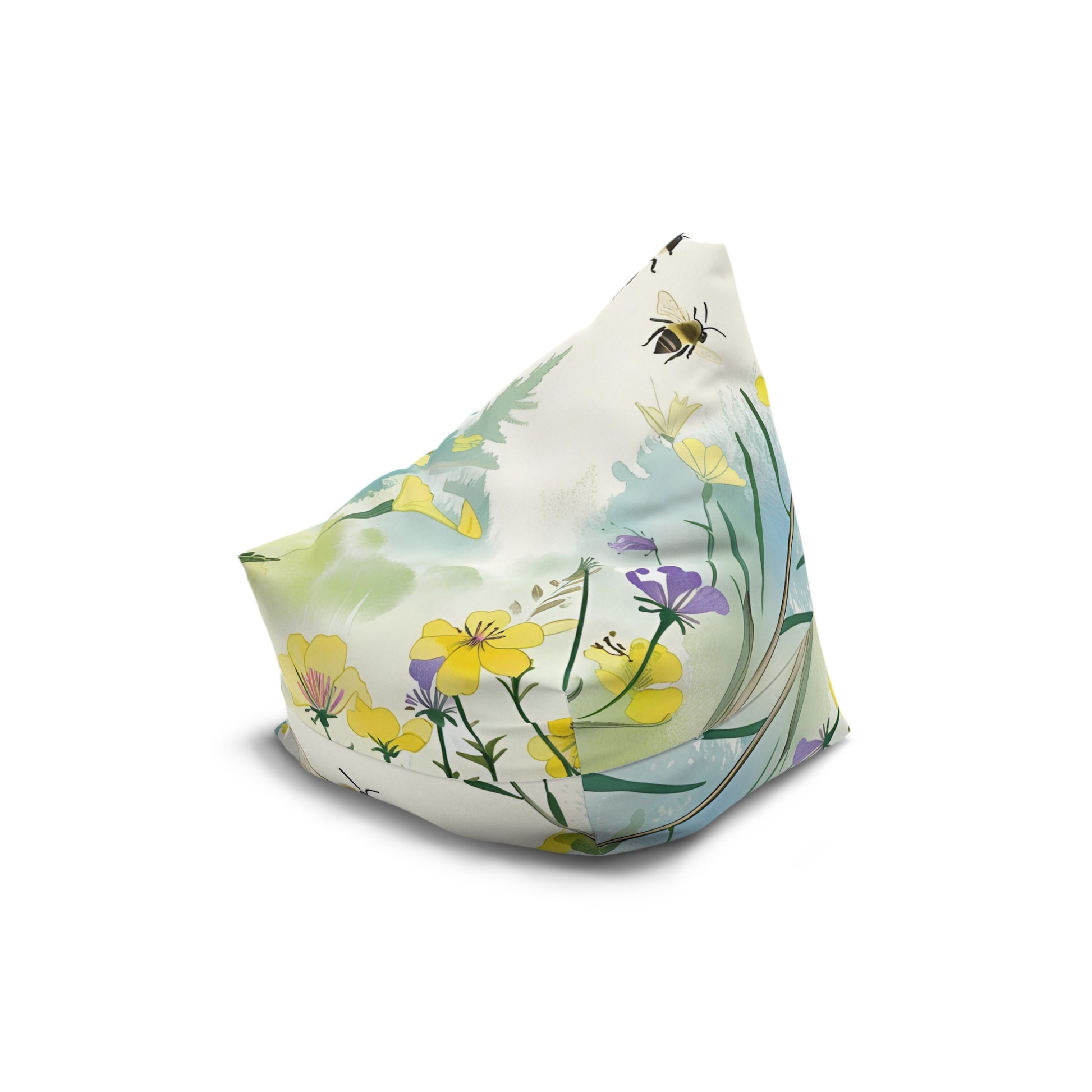 Bee Garden Bean Bag Chair Cover