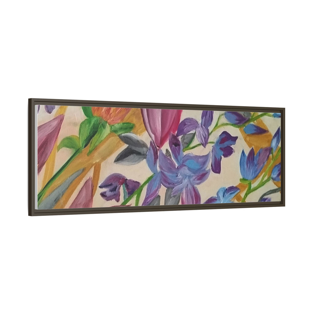 'A Dream of Flowers' Framed Canvas Art