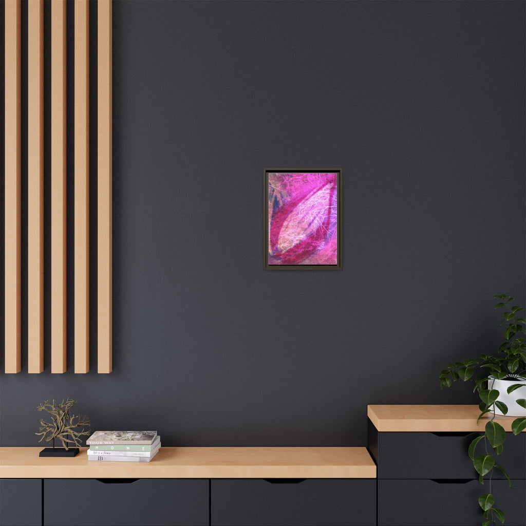'A Bloom' Framed Canvas Art