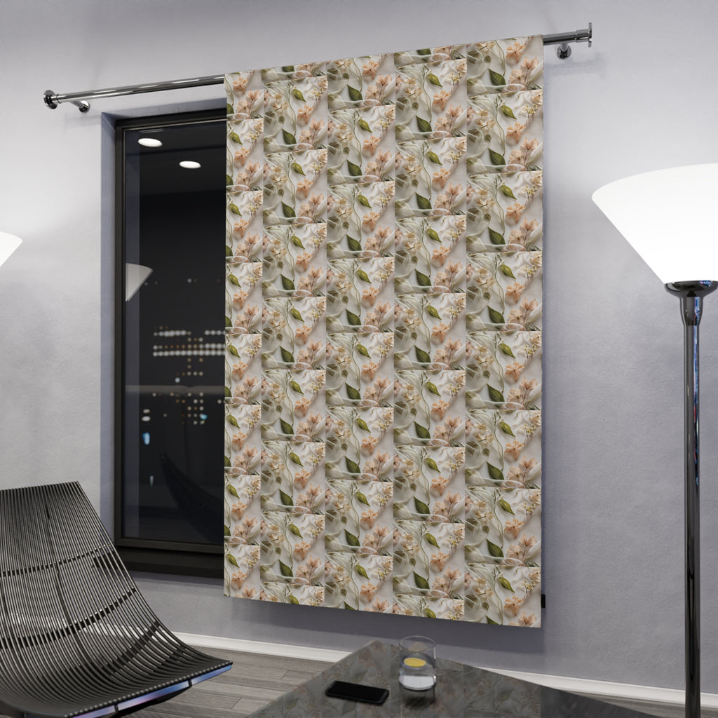 Botanical Elegance Window Curtains (1 Piece)