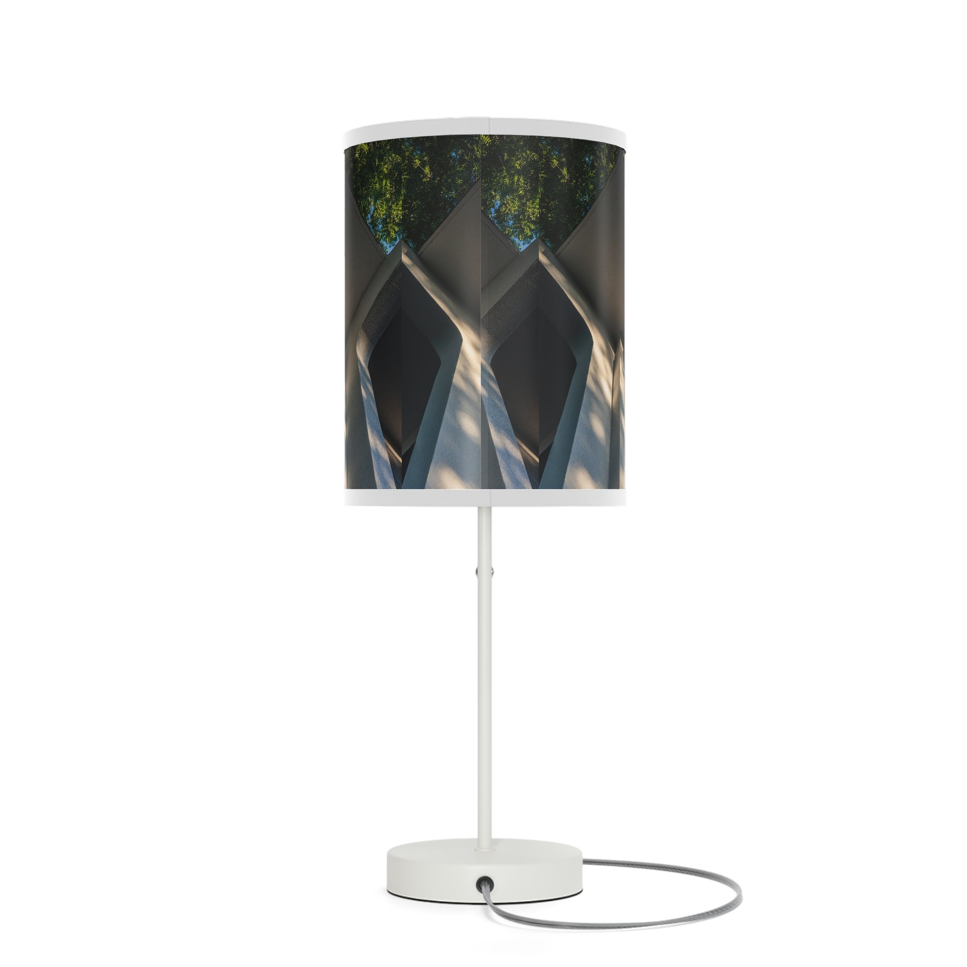 Geometric Corner Table Lamp