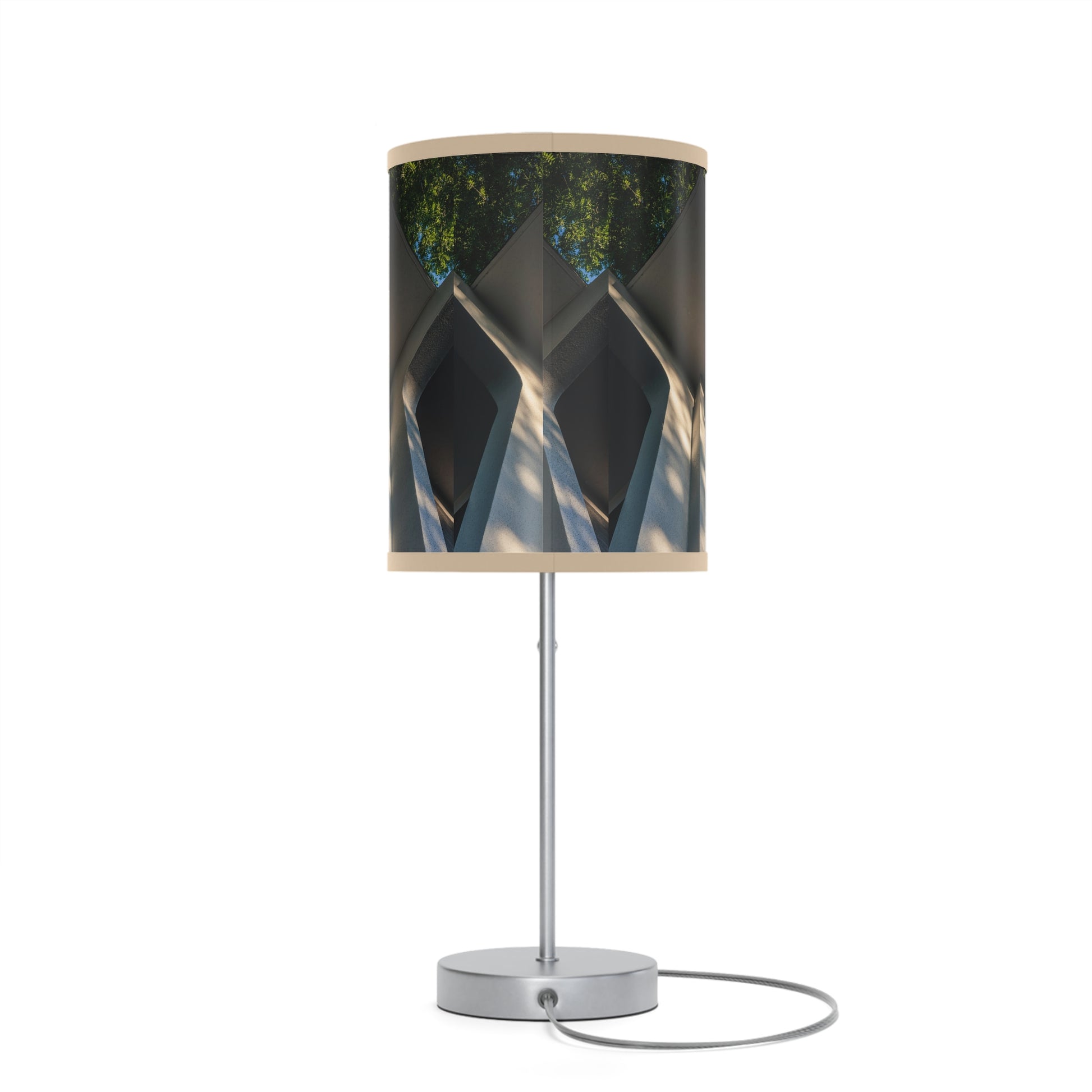 Geometric Corner Table Lamp