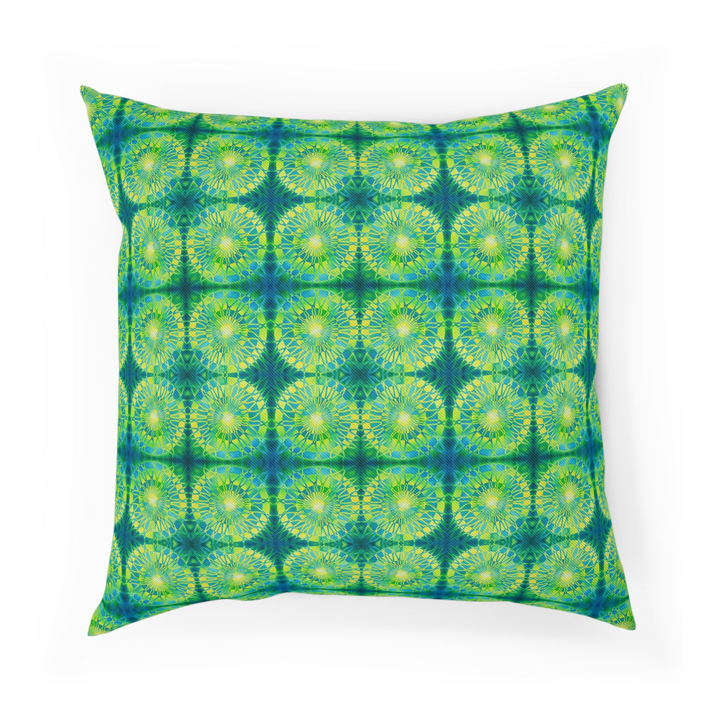 Safety Net Circles by Uta Feinstein Pillow