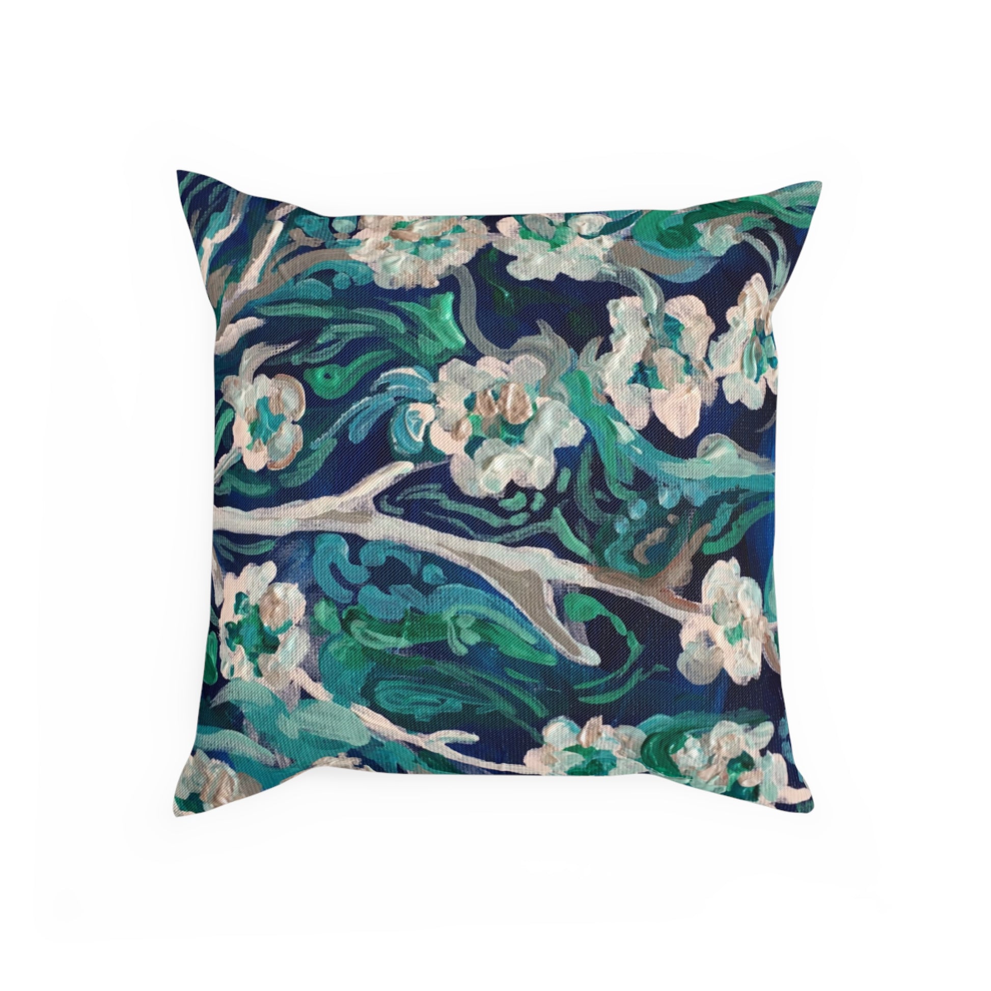 Flowers at Water by Almendrohome Pillow
