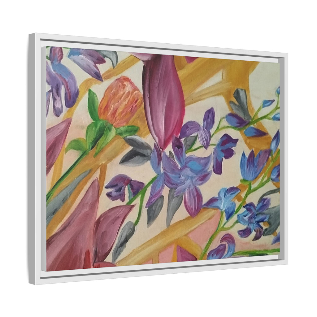'A Dream of Flowers' Framed Canvas Art