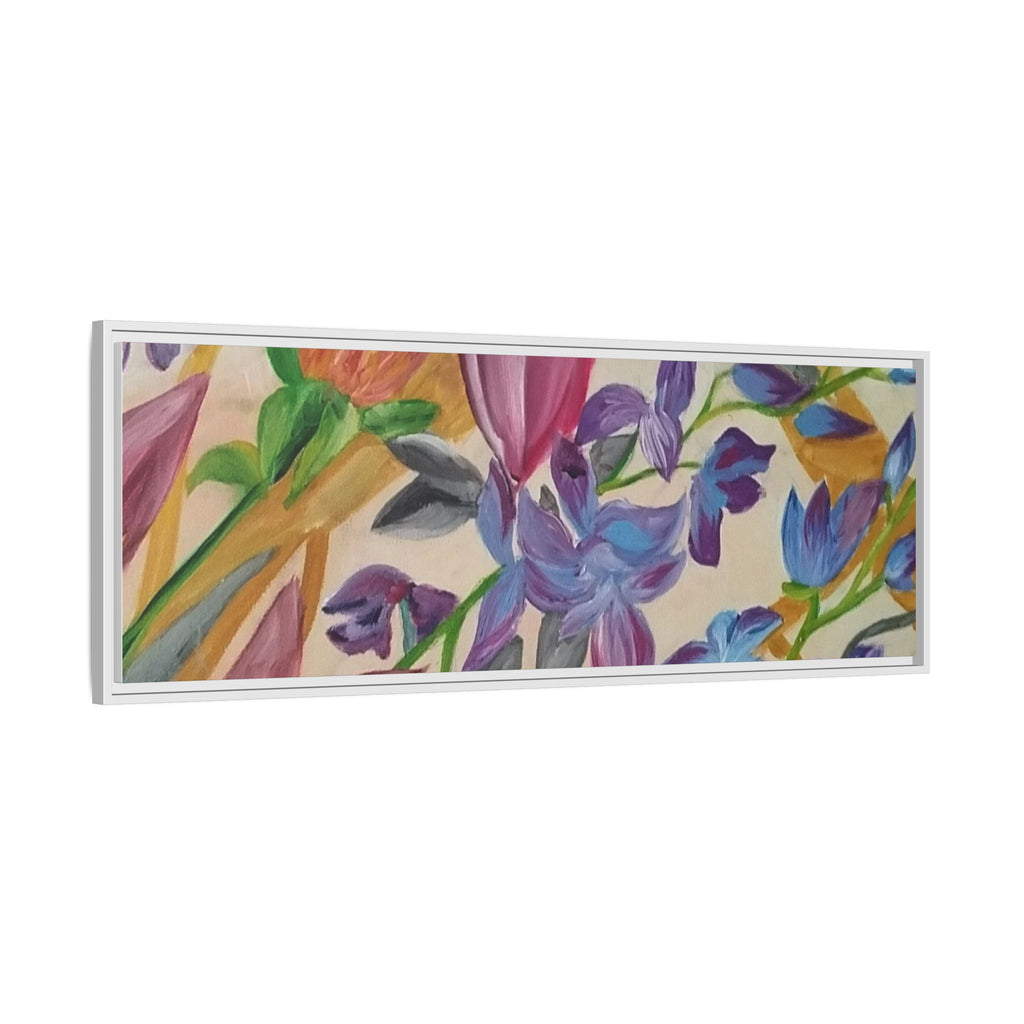 'A Dream of Flowers' Framed Canvas Art