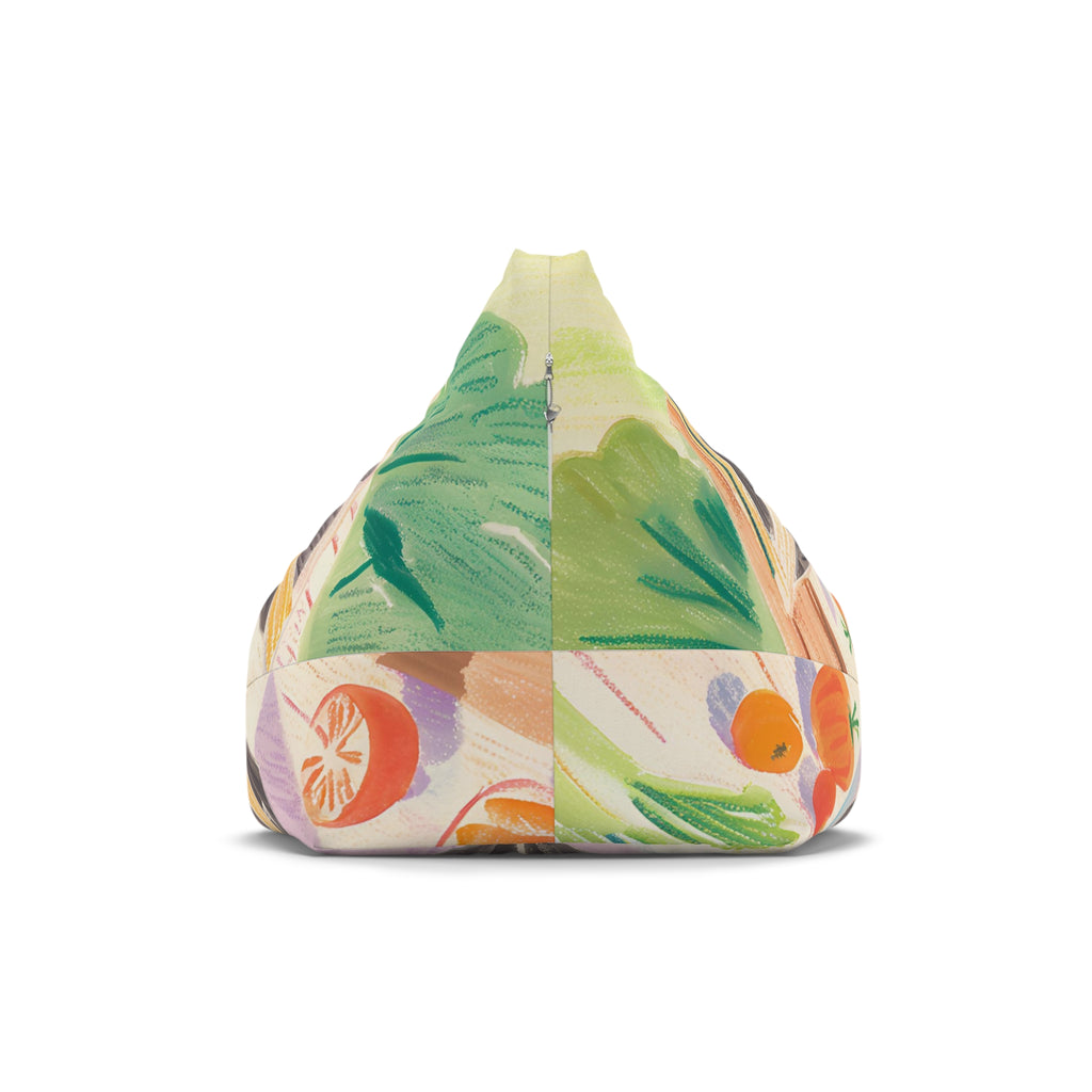 Food Bean Bag Chair Cover