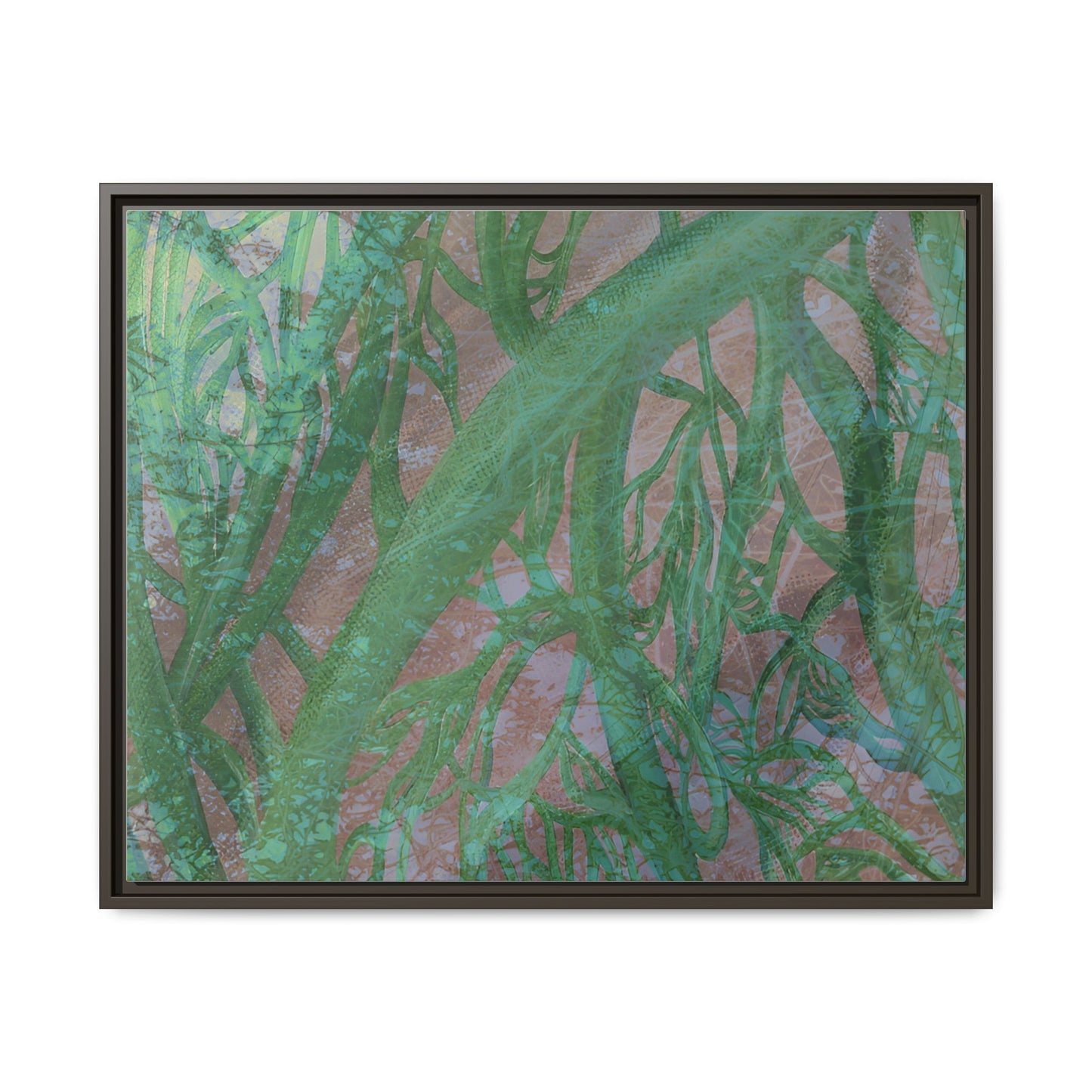 Inner Depths Framed Canvas Art