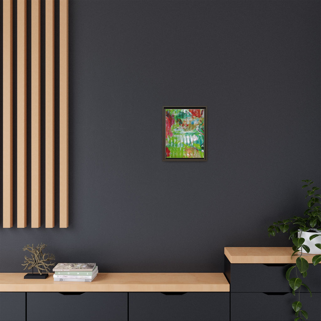 'A Mix of Life' Framed Canvas Art