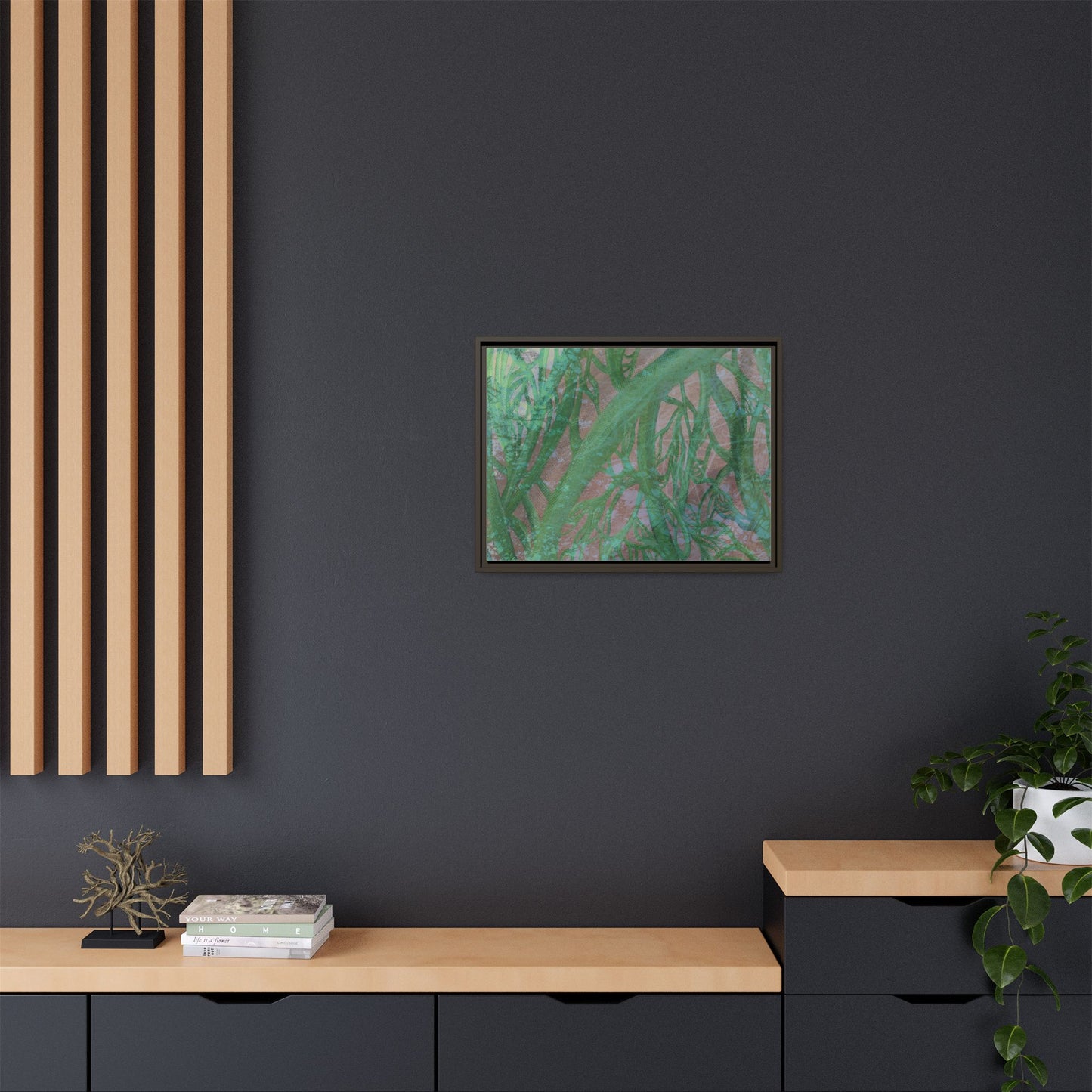 Inner Depths Framed Canvas Art