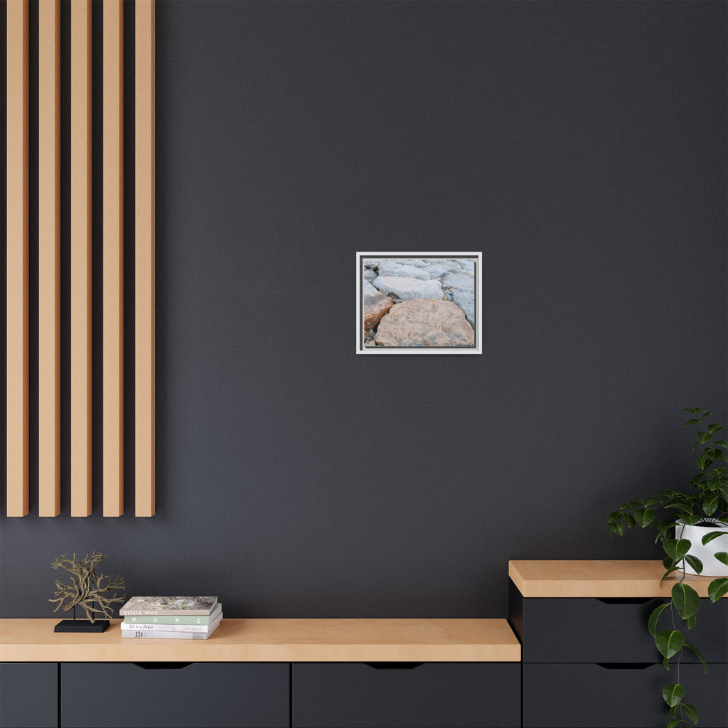 'A Time' Framed Canvas Art