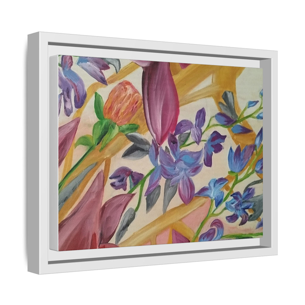 'A Dream of Flowers' Framed Canvas Art