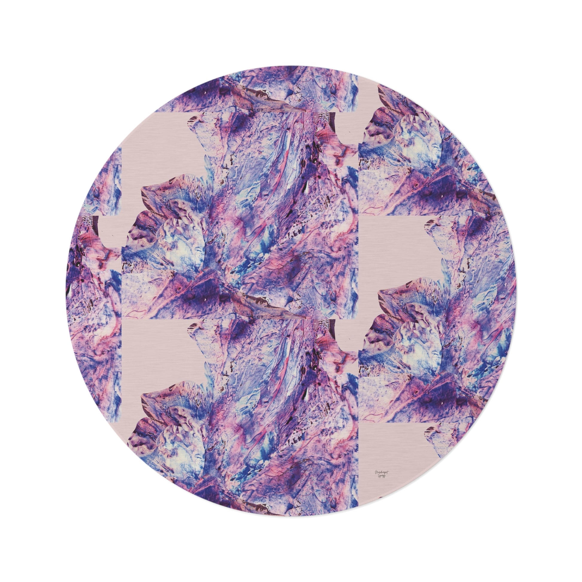 Butterfly by Lu Meng Round Rug