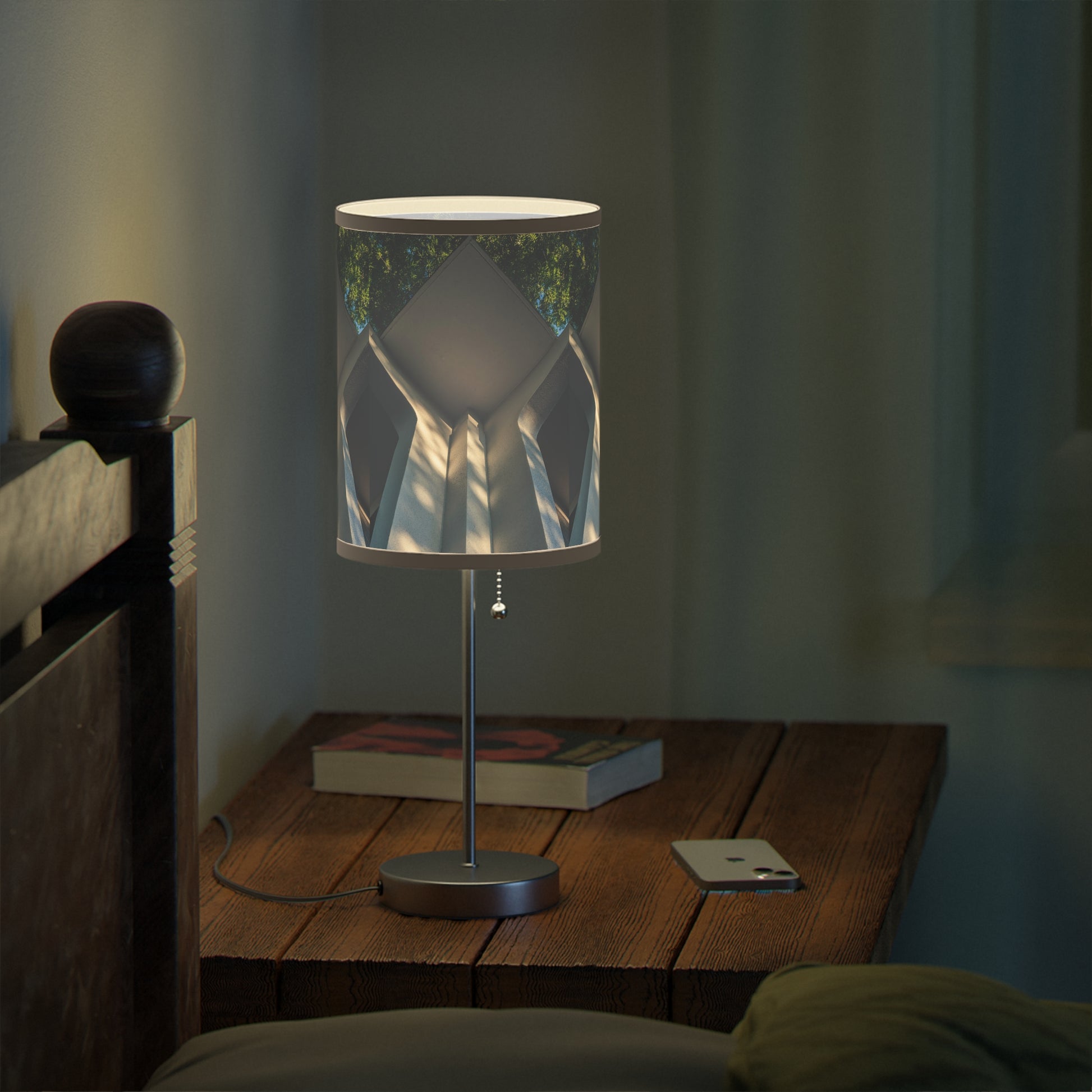Geometric Corner Table Lamp