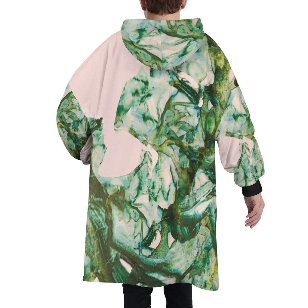 Vegetating by Lu Meng Unisex Blanket Hoodie