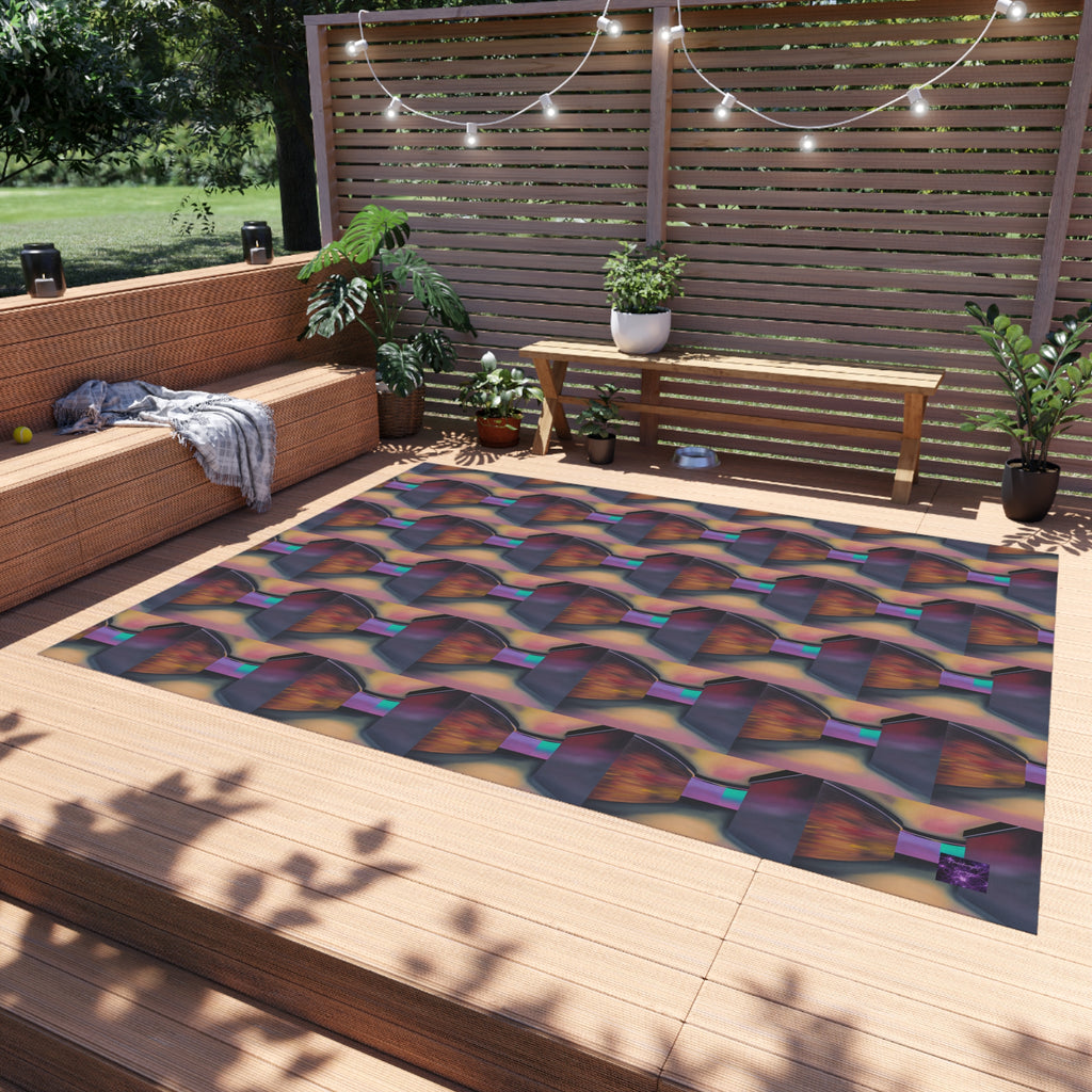 'Around The Corner' by Sarah Pooley Outdoor Rug
