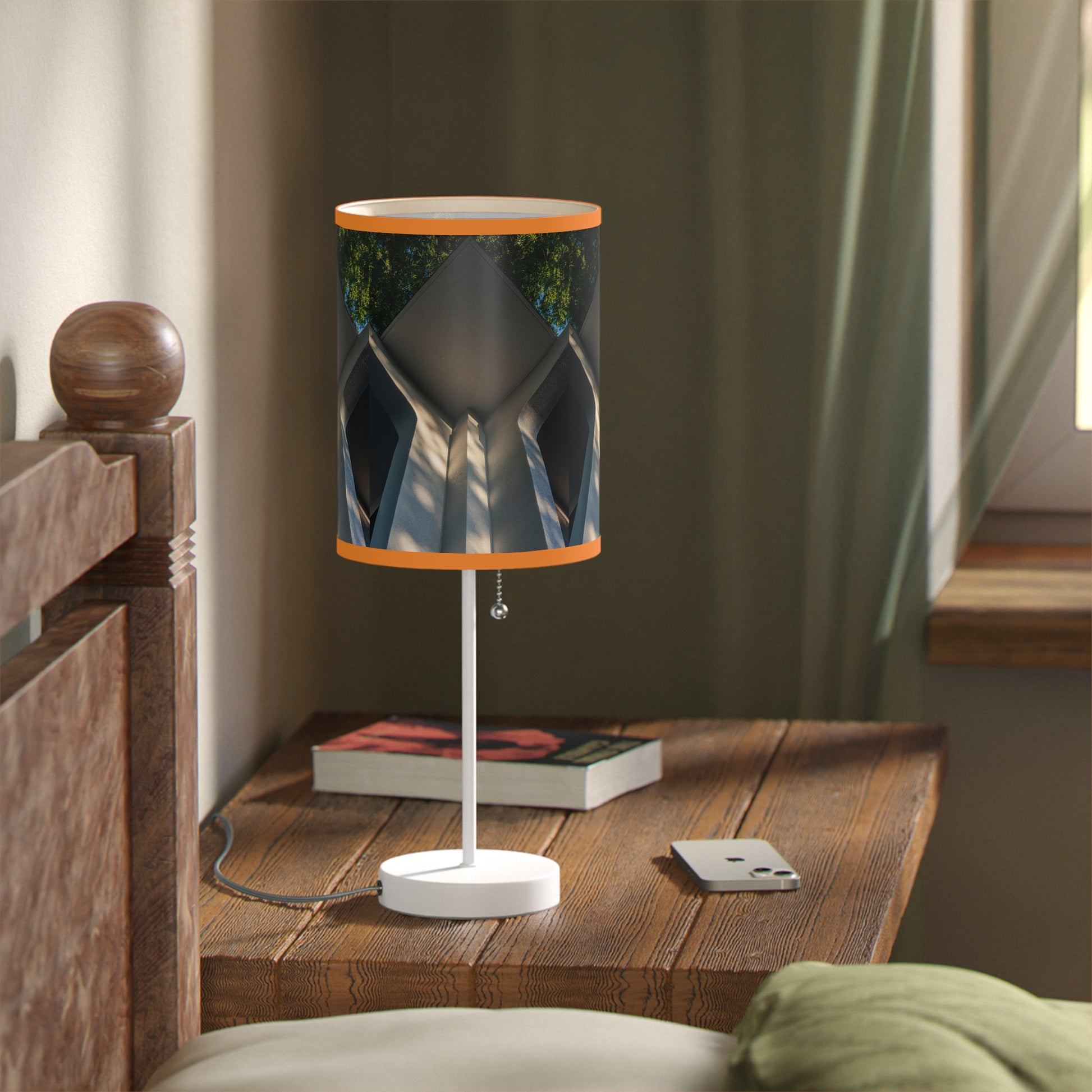 Geometric Corner Table Lamp