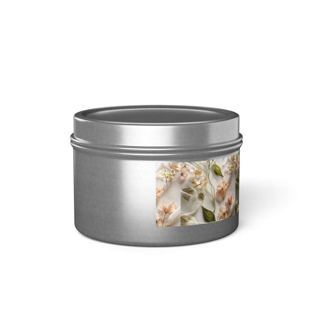 Botanical Elegance Tin Candles
