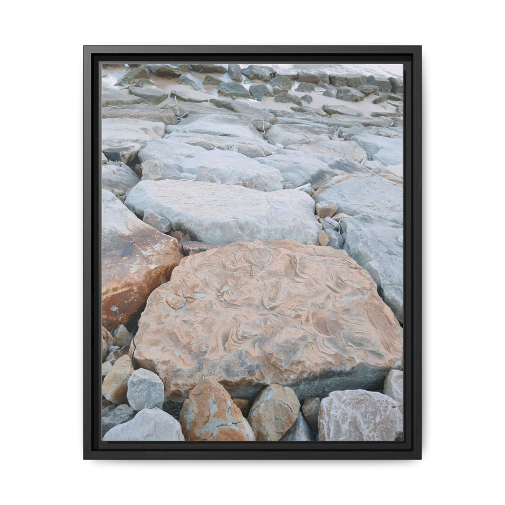 'A Time' Framed Canvas Art