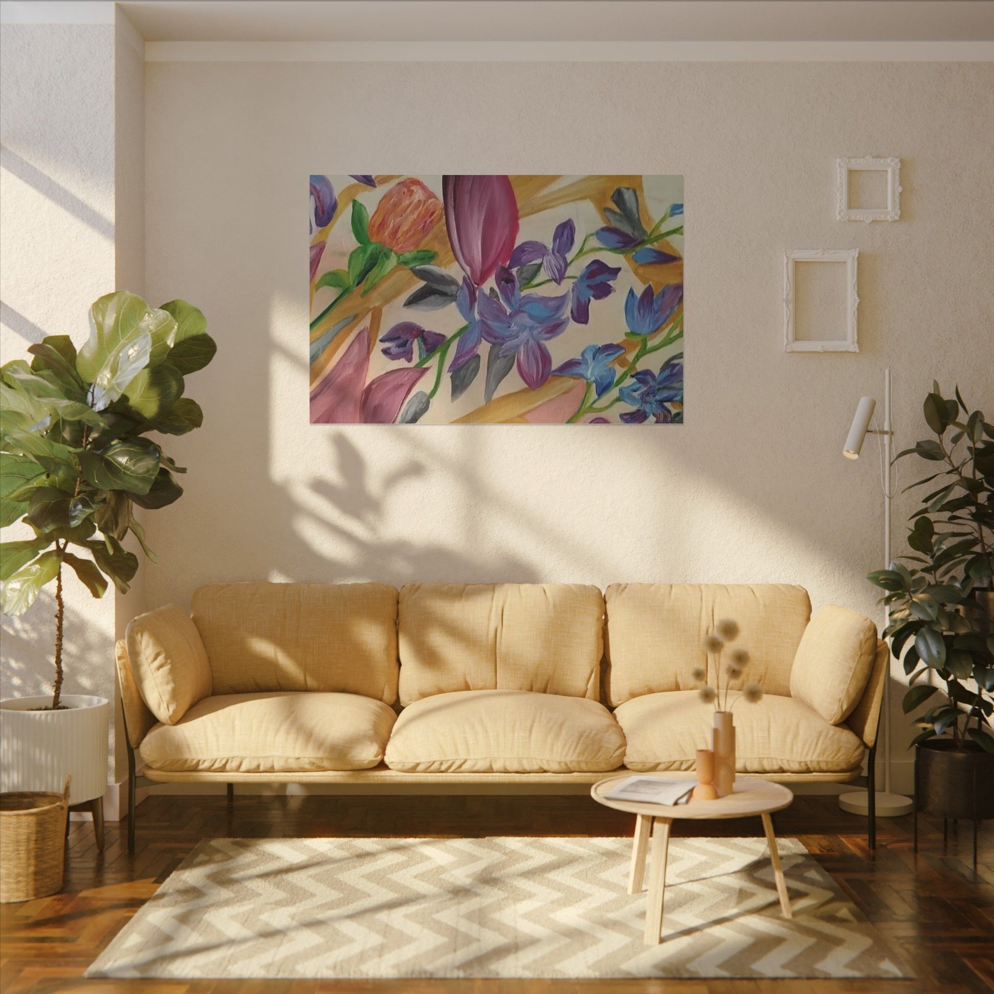 'A Dream of Flowers' Canvas