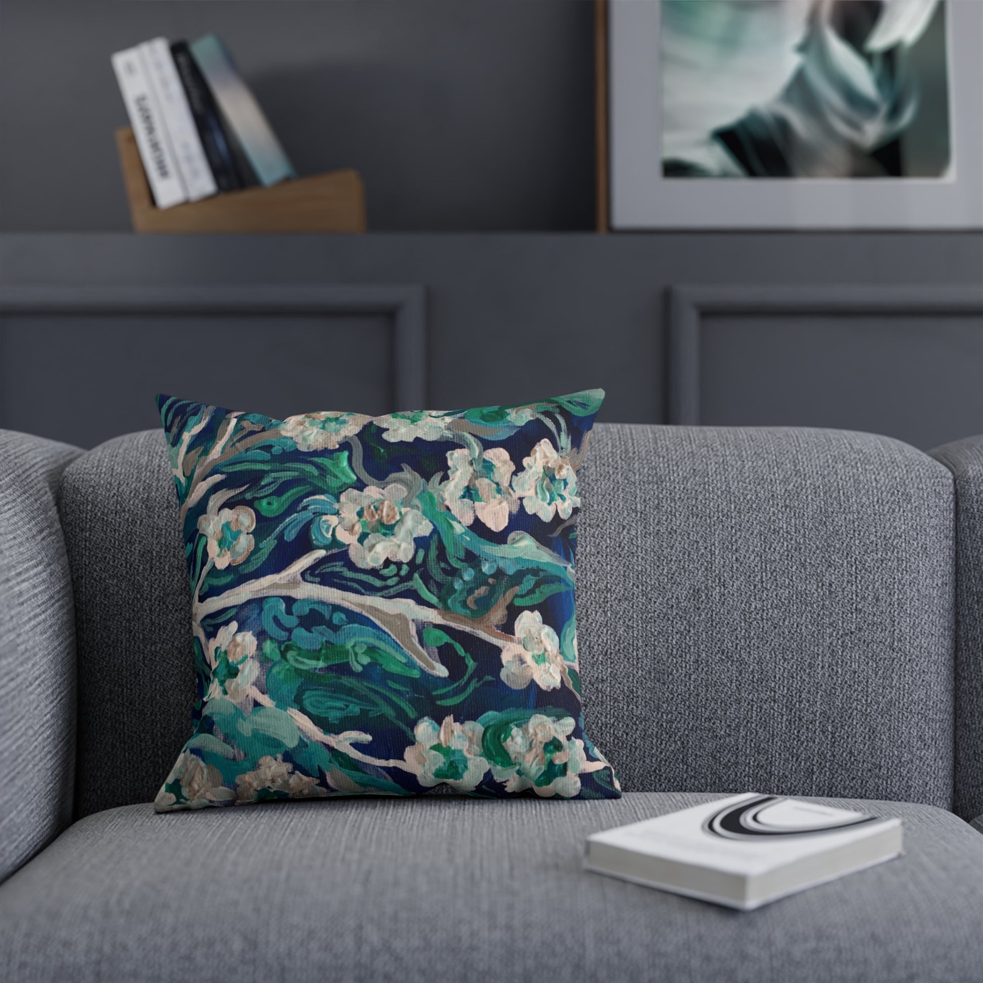 Flowers at Water by Almendrohome Pillow