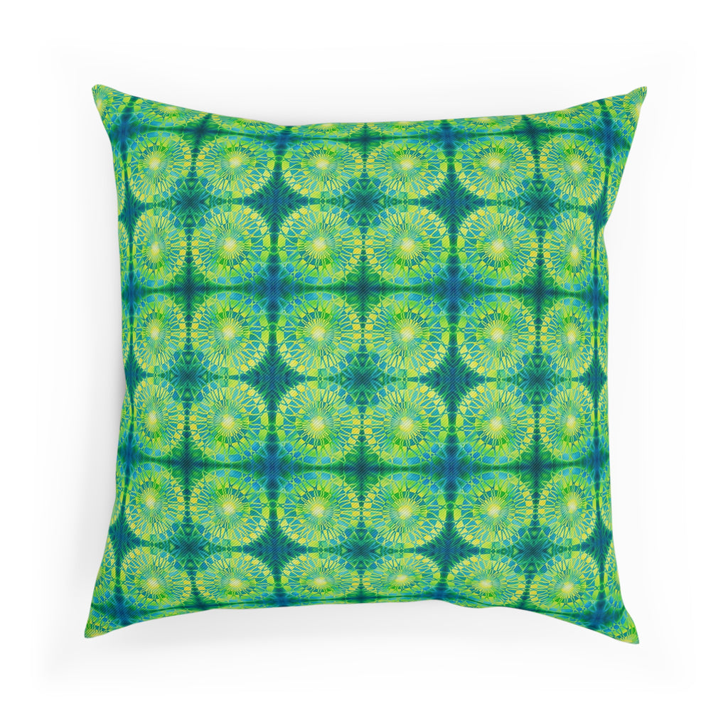 Safety Net Circles by Uta Feinstein Pillow