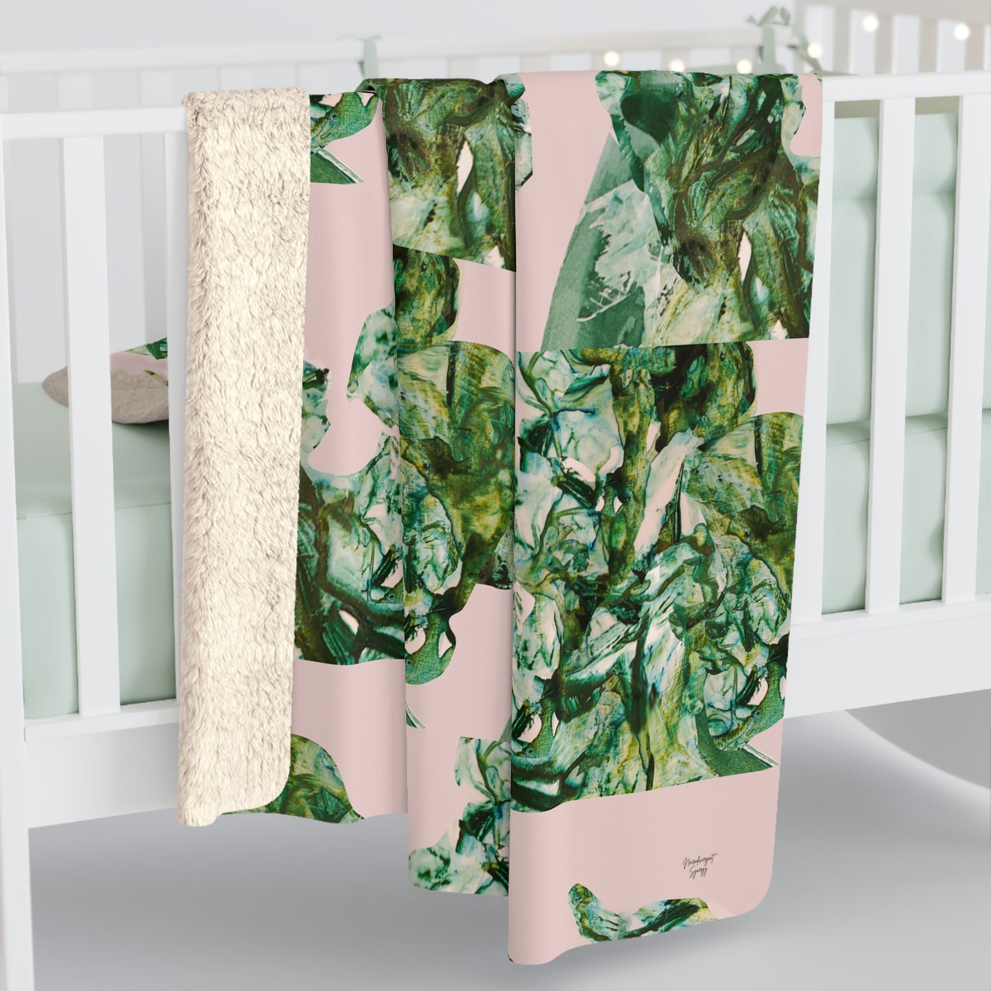 Vegetating  by Lu Meng  Sherpa Fleece Blanket