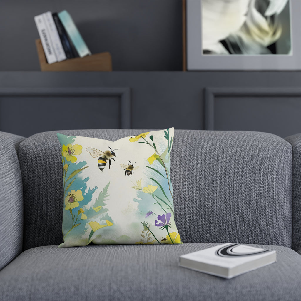 Bee Garden Eco-Friendly Pillow