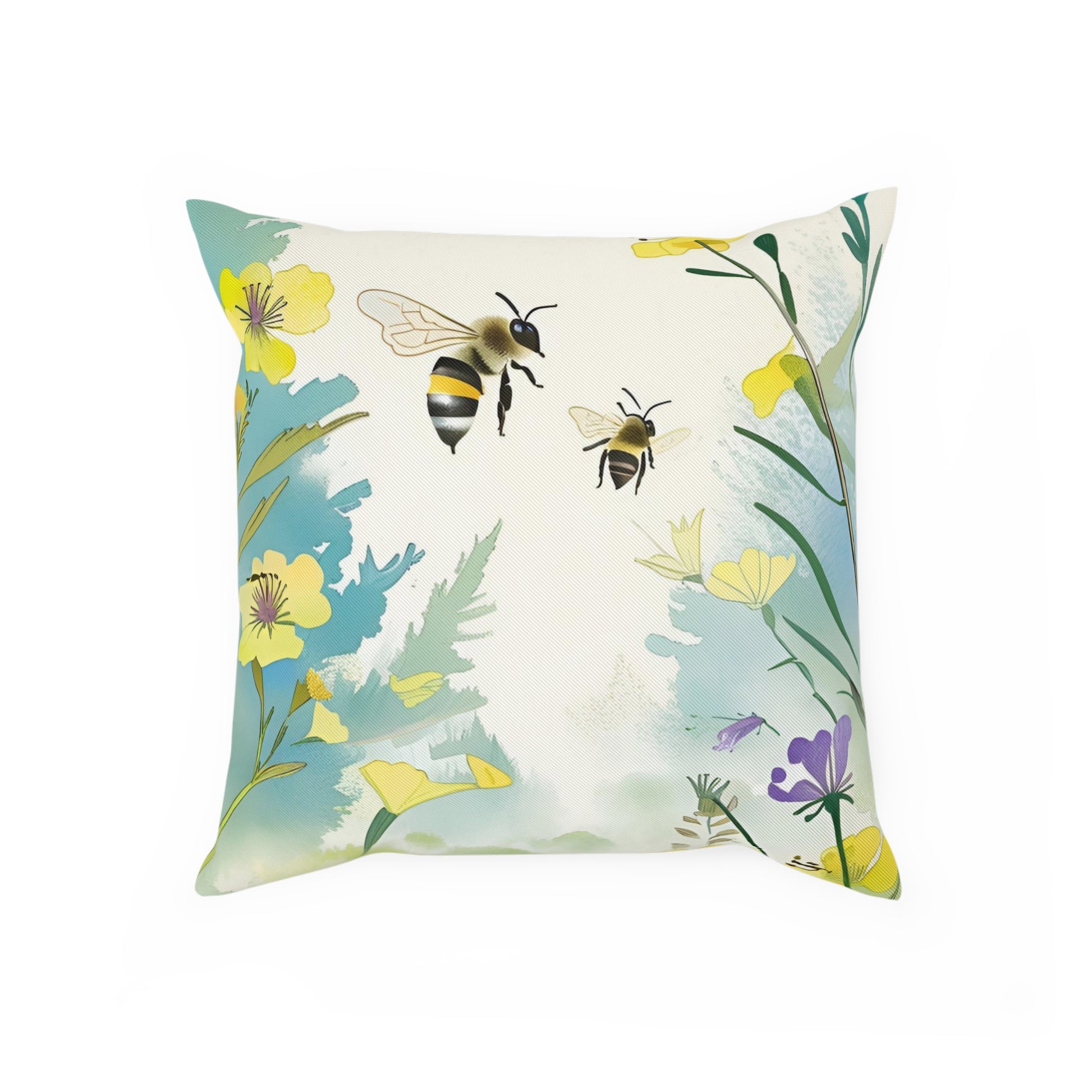 Bee Garden Eco-Friendly Pillow