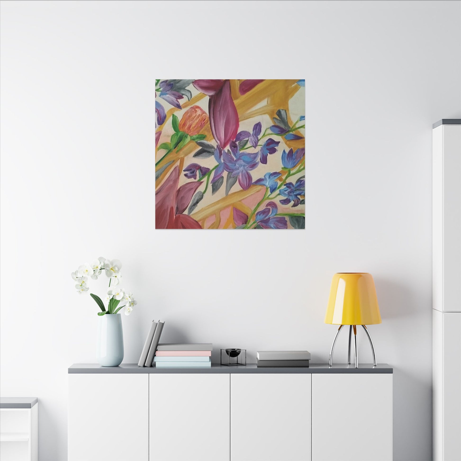 'A Dream of Flowers' Canvas