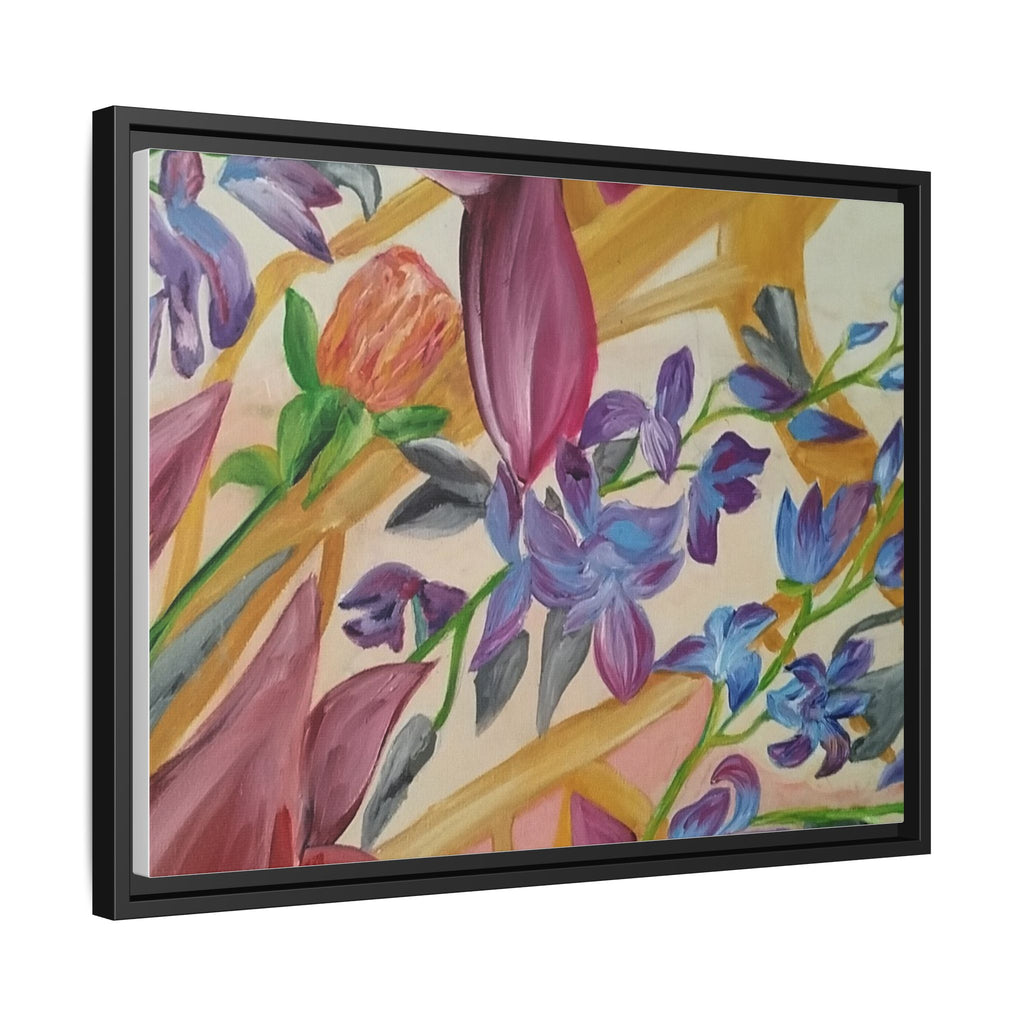 'A Dream of Flowers' Framed Canvas Art