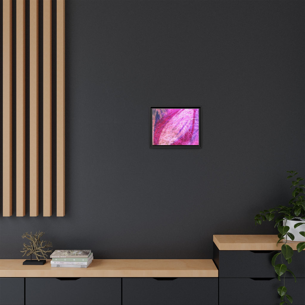 'A Bloom' Framed Canvas Art