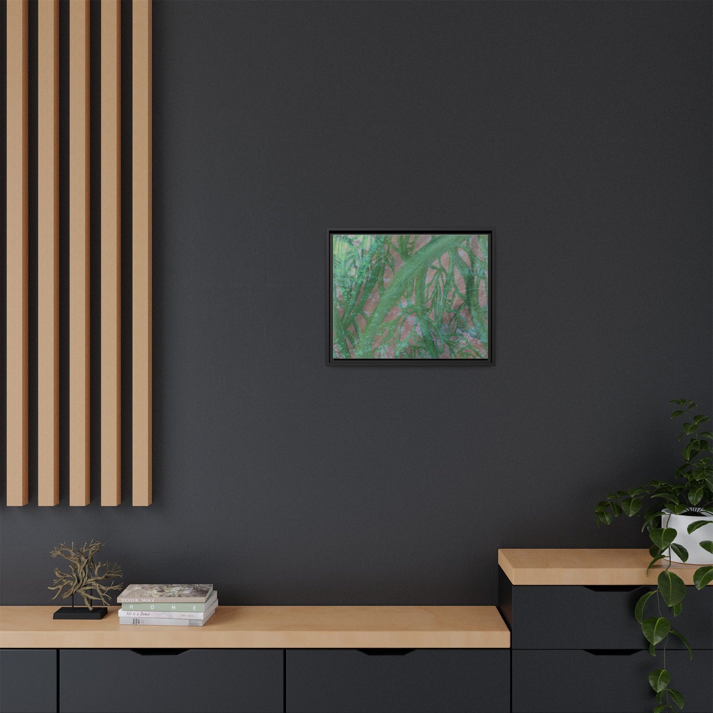 Inner Depths Framed Canvas Art